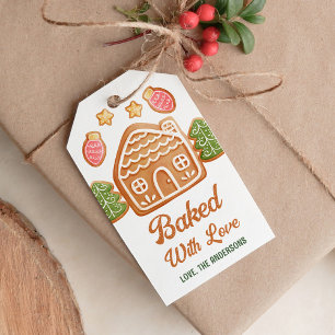 Christmas Cookie Baked With Love Holiday Gift Tags