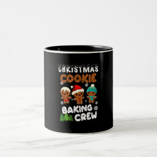 Christmas Cookie Baking Crew Christmas Funny Gift Two-Tone Coffee Mug