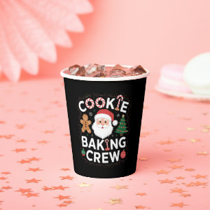 Christmas Cookie Baking Crew Family Christmas  Paper Cups