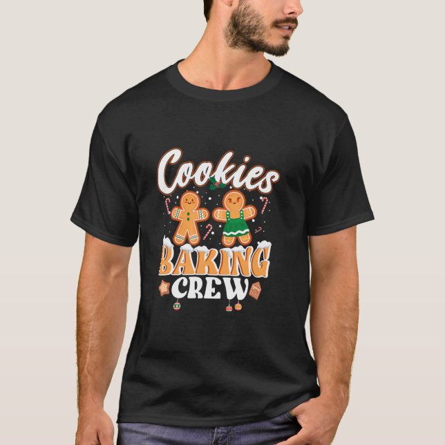 Christmas Cookie Baking Crew Family Matching Bakin T-Shirt (Front)