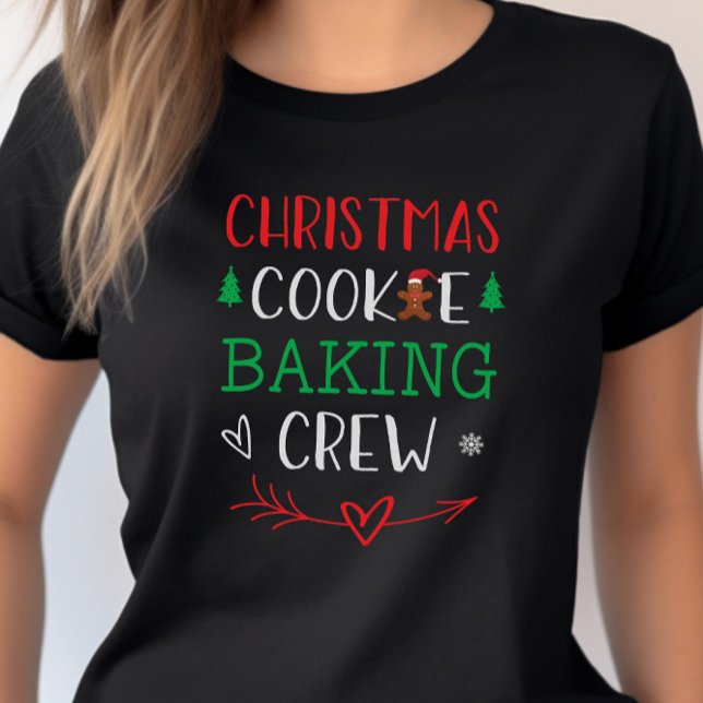 Christmas Cookie Baking Crew Family Mom Holiday T-Shirt (Creator Uploaded)