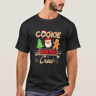 Christmas Cookie Baking Crew Funny Family Matching T-Shirt