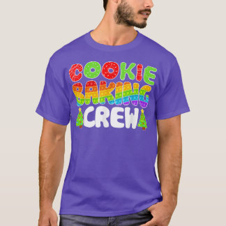 Christmas Cookie Baking Crew Funny Pyjamas Fidget T-Shirt