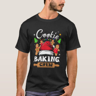 Christmas Cookie Baking Crew Matching Pajamas Xmas T-Shirt