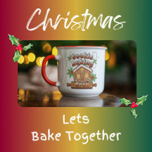 Christmas Cookie Baking Gingerbread House Crew - 
