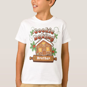 Christmas Cookie Baking Gingerbread House -  T-Shirt