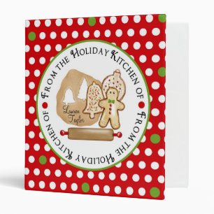 Christmas Cookie Baking Recipe Binder