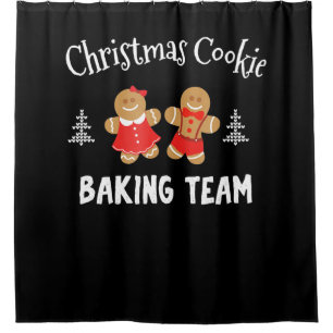 Christmas cookie baking team gingerbread man