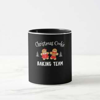 Christmas cookie baking team | gingerbread man mug
