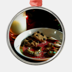 Christmas Cookie Candle Metal Ornament
