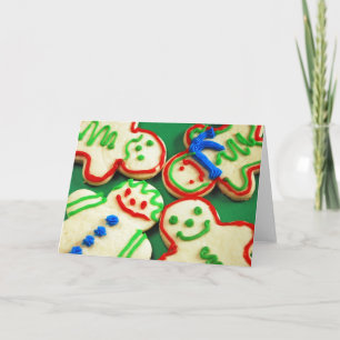 Christmas cookie christmas card