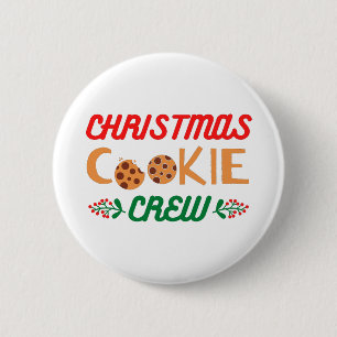 Christmas Cookie Crew 2 Inch Round Button