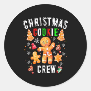Christmas Cookie Crew Baking Team New Xmas Bakers Classic Round Sticker
