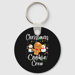 Christmas Cookie Crew Baking Team New Xmas Bakers  Keychain