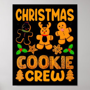 Christmas Cookie Crew Baking Team New Xmas Bakers Poster