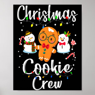 Christmas Cookie Crew Baking Team New Xmas Bakers Poster
