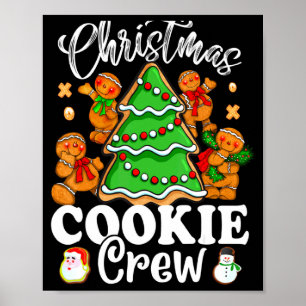 Christmas Cookie Crew Baking Team New Xmas Bakers Poster