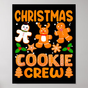 Christmas Cookie Crew Baking Team New Xmas Bakers Poster