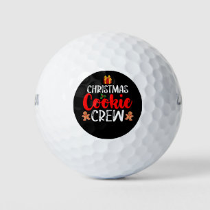 Christmas Cookie Crew Family Pyjamas Xmas Holiday Golf Balls