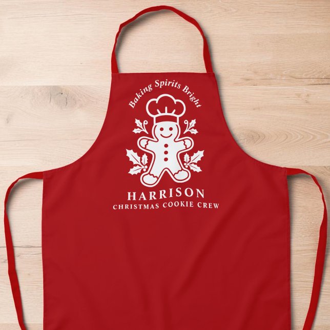 Christmas Cookie Crew Holiday Baking Apron (Christmas Cookie Crew Holiday Baking Apron
)