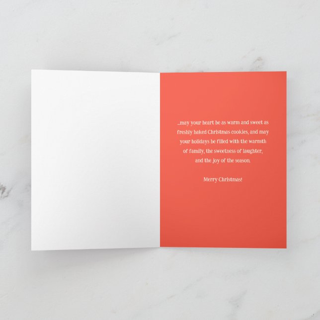 Christmas Cookie Crew  Holiday Card (Inside)