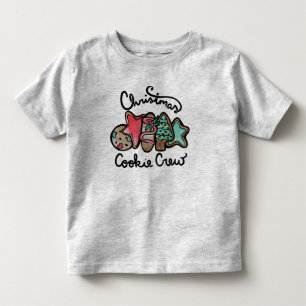 Christmas Cookie Crew Holidays Cookies Family Toddler T-shirt