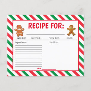 Christmas Cookie Decorating Party recipe card