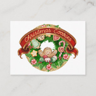 Christmas Cookie Enclosure Card - See Back