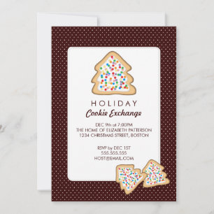 Christmas Cookie Exchange Fête Invitation