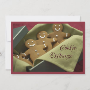 Christmas Cookie Exchange Gingerpain Invitation