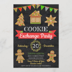 Christmas Cookie Exchange Invitation