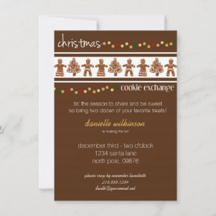 Christmas Cookie Exchange Invitation