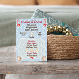 Christmas Cookie Exchange Invitation