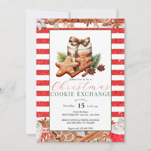 Christmas Cookie   Exchange  Invitation