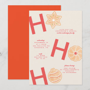 Christmas Cookie Exchange Party Invitation