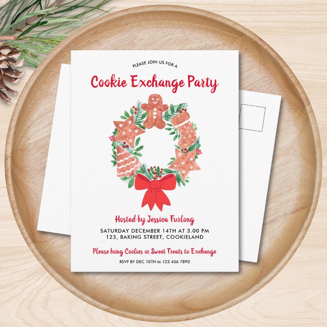 Christmas Cookie Exchange Party Invitation (Creator Uploaded)