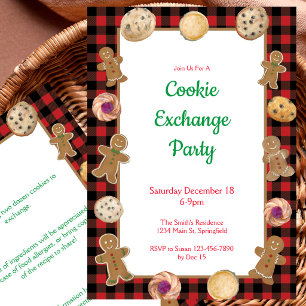 Christmas Cookie Exchange Party Invitation