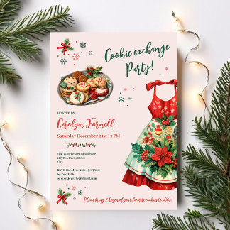 Christmas Cookie Exchange Party Invitation