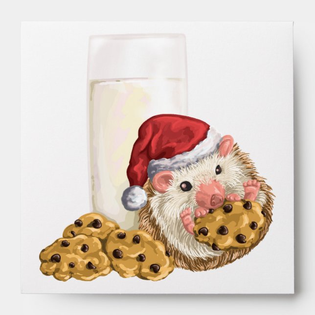 Christmas Cookie Hog Envelopes (Front)