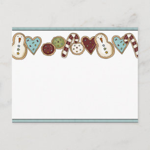 Christmas Cookie Holiday Postcard