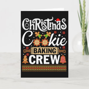 Christmas Cookie King Crew - Funny Cook Card