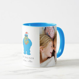 Christmas Cookie Monster Best Dad - Photo Mug