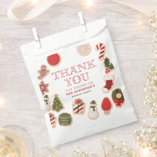 Christmas Cookie Onederful First Birthday Party Favour Bag
