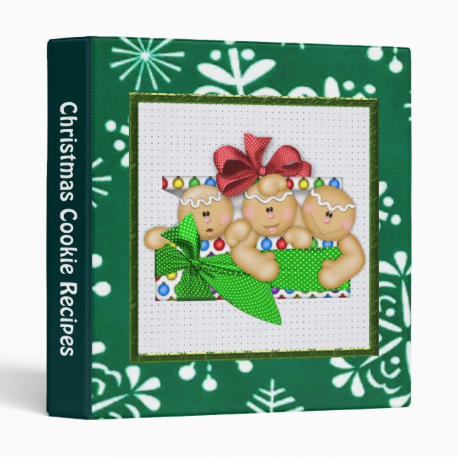 Christmas Cookie Recipe binder (Front/Spine)