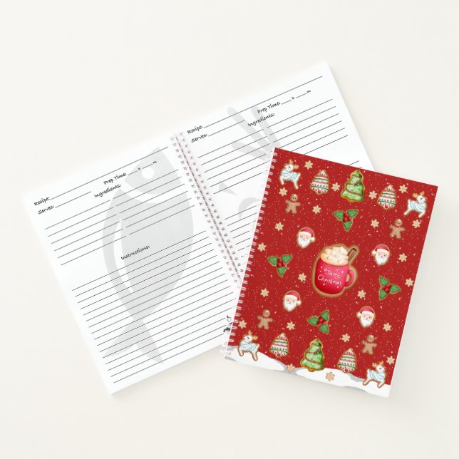Christmas Cookie Recipe Book (Inside)