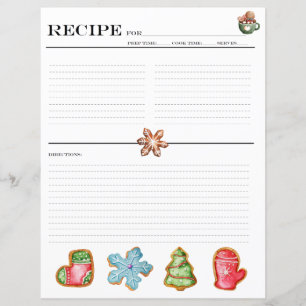 Christmas Cookie Recipe Cards