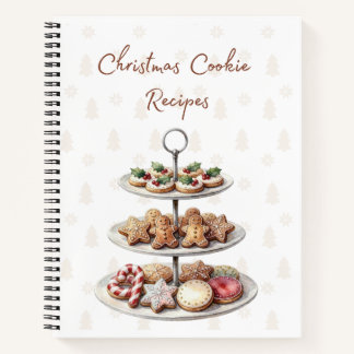 Christmas Cookie Recipe Notebook