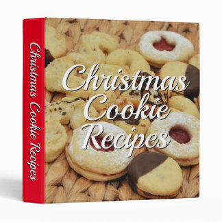 Christmas Cookie Recipes Binder