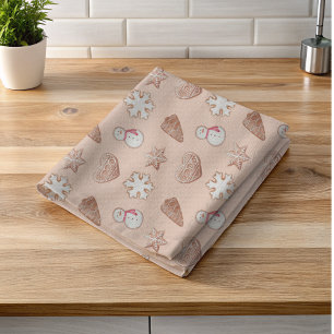 Christmas Cookie Swap Exchange Kitchen Towel