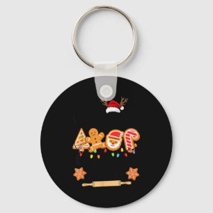 Christmas Cookie Tester Family Baking Team Cookie Keychain